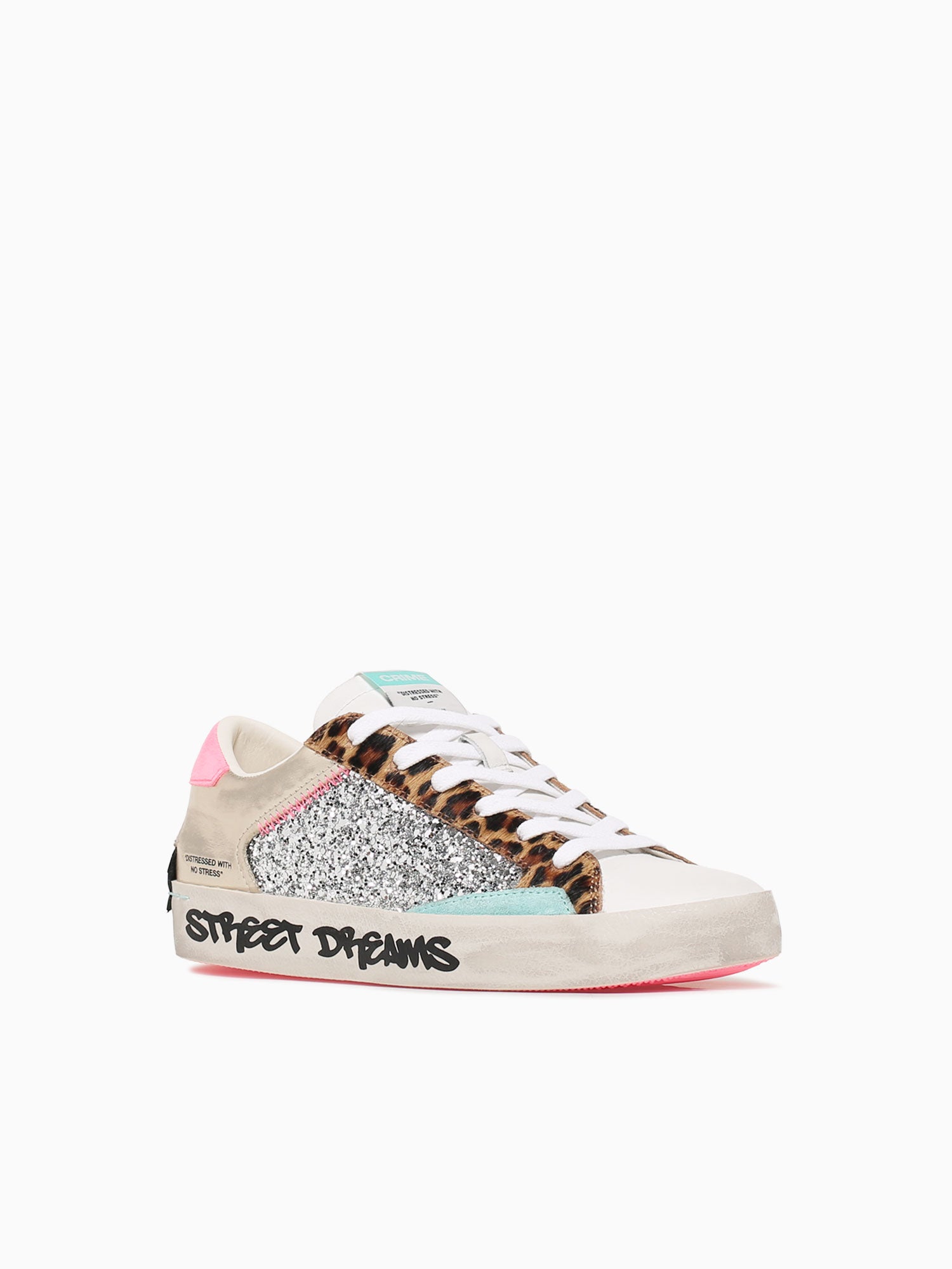 Distressed 20004pp7 68 wht Leopard lea Multi / 36 / M