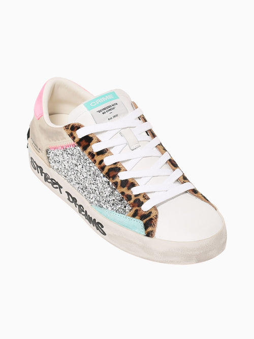 Distressed 20004pp7 68 wht Leopard lea Multi / 36 / M
