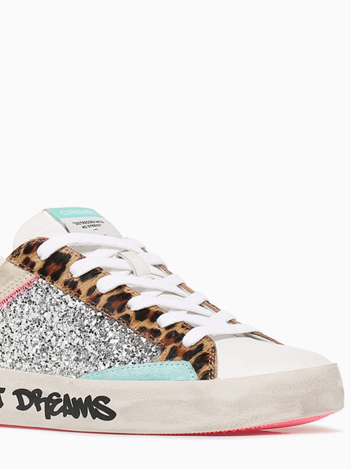 Distressed 20004pp7 68 wht Leopard lea Multi / 36 / M