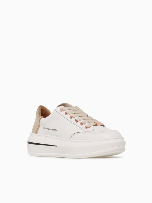 Lancaster Woman White Gold leather White / 35 / M
