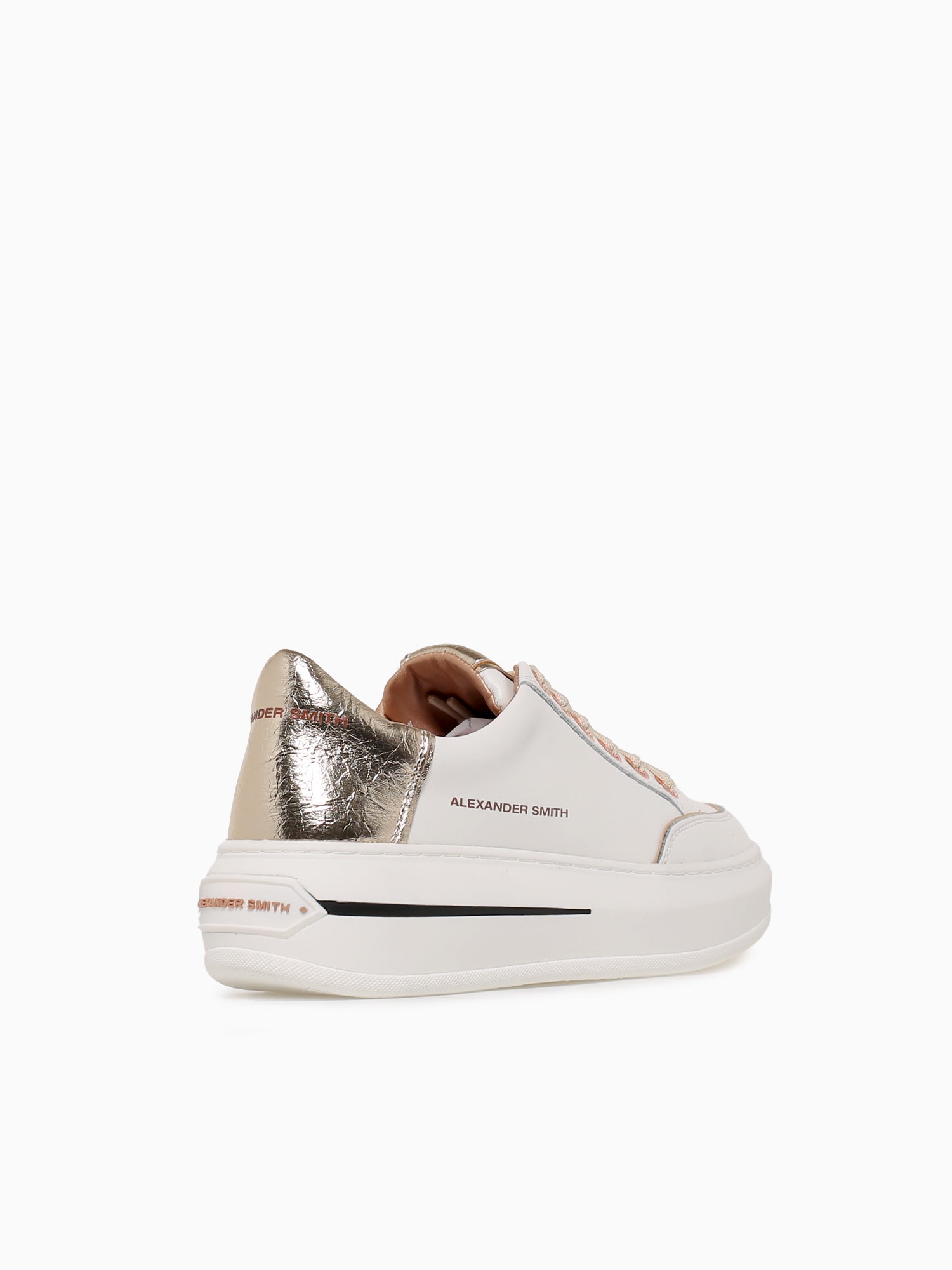 Lancaster Woman White Gold leather White / 35 / M