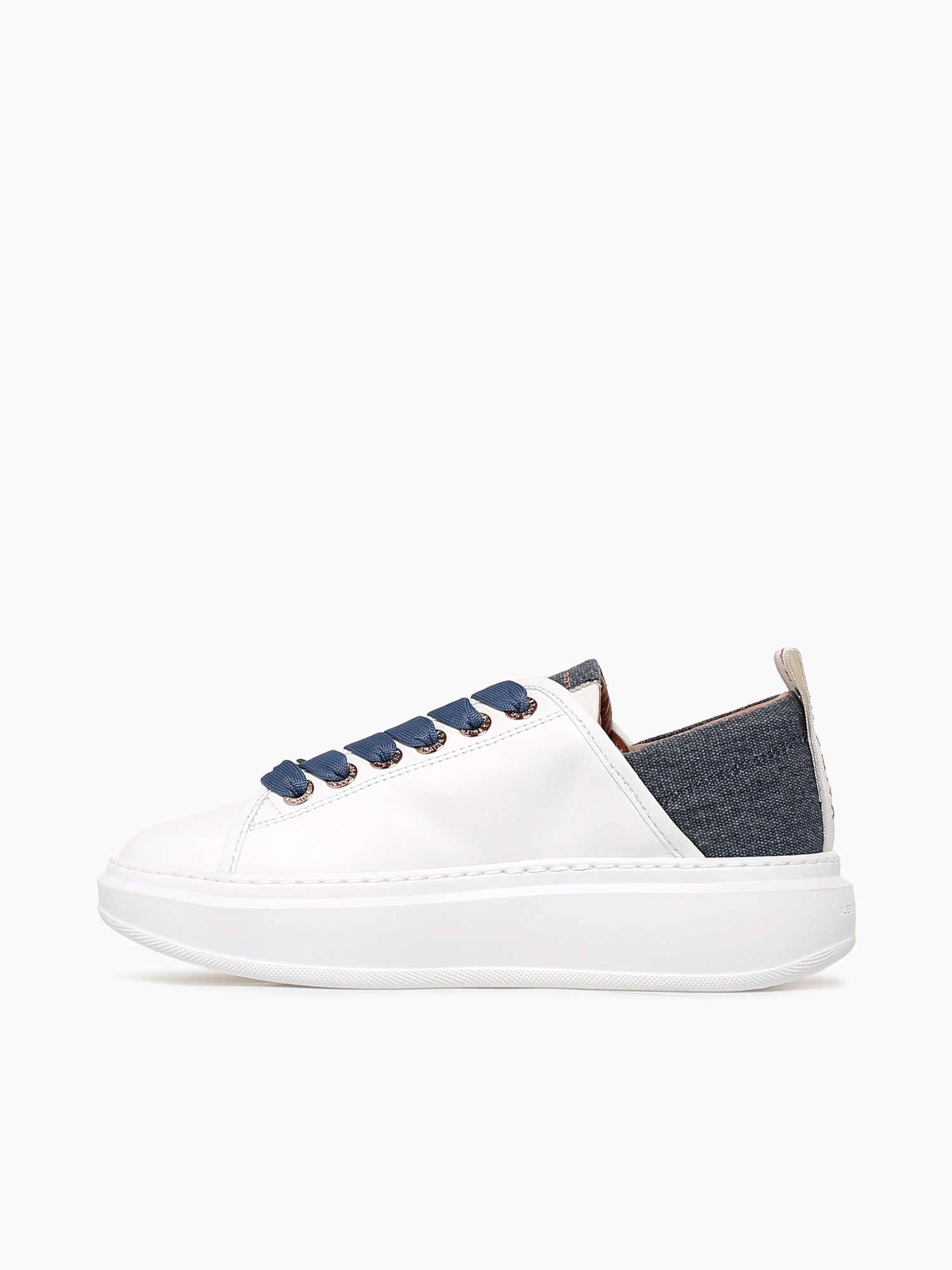 Wembley Woman White Avio leather White Multi / 35 / M