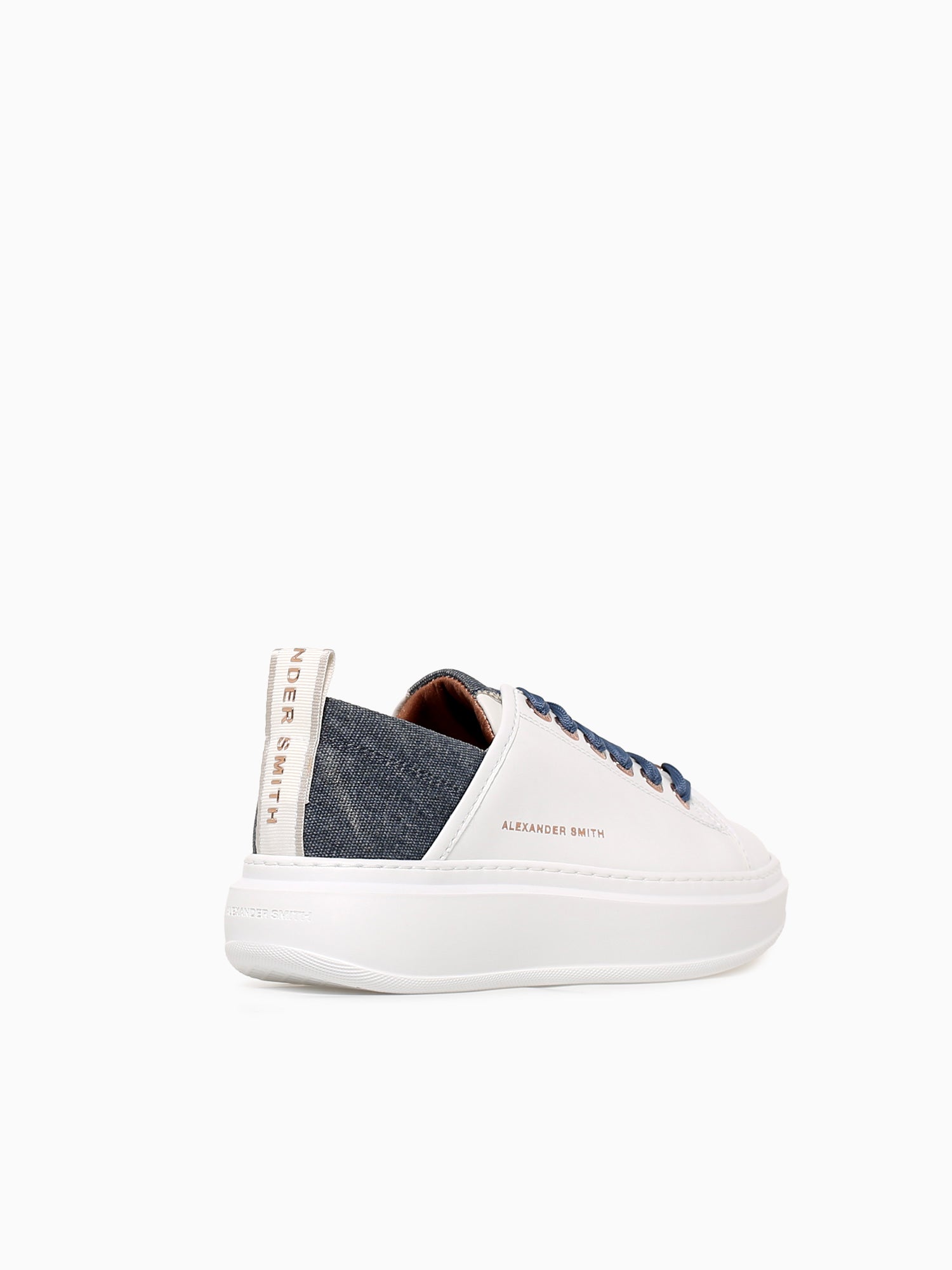 Wembley Woman White Avio leather White Multi / 35 / M
