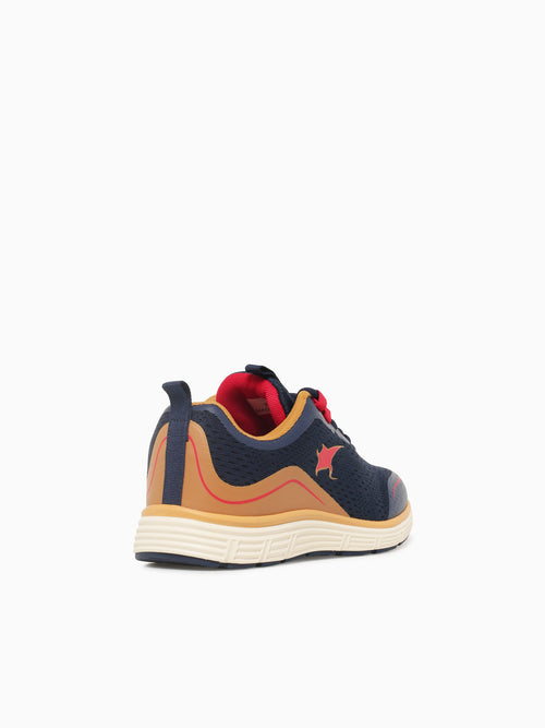 Alpheus Navy Tan Red mesh Navy / 7 / M