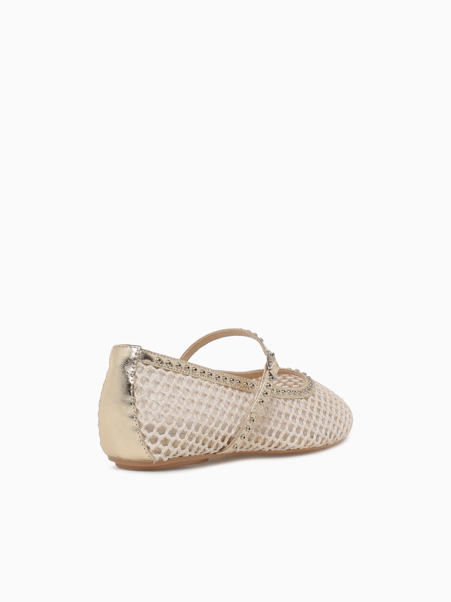 Mirabelle Beige Platino rete Pelle Beige / 5 / M