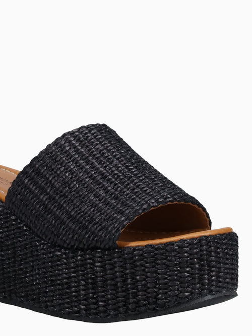 Saxon Nero Rafia Black / 36 / M