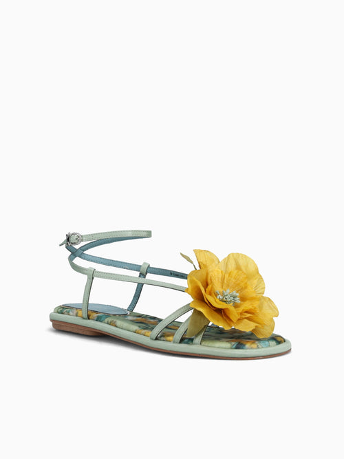Olana Flower Cool Mint Multi Light Green / 6 / M