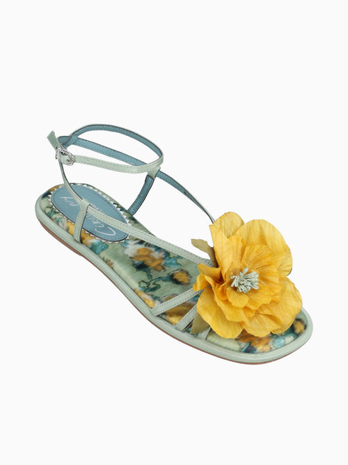 Olana Flower Cool Mint Multi Light Green / 6 / M