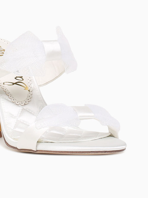 Jasmin Bright White Satin White / 5 / M
