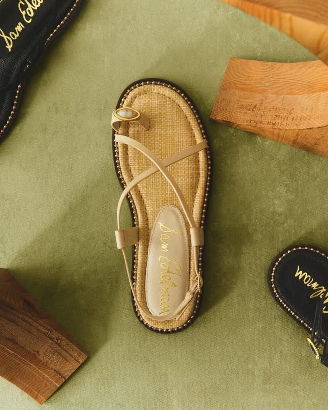 Tenly Summer Sand Leather