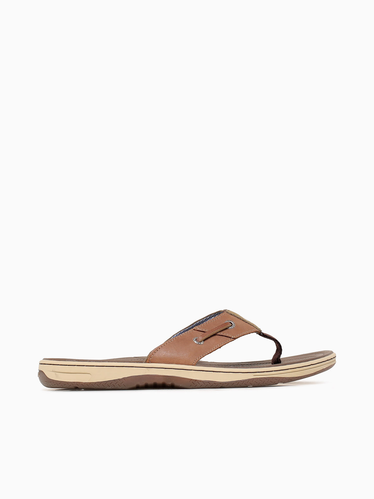 Baitfish Thong Tan Leather Tan / 7 / M
