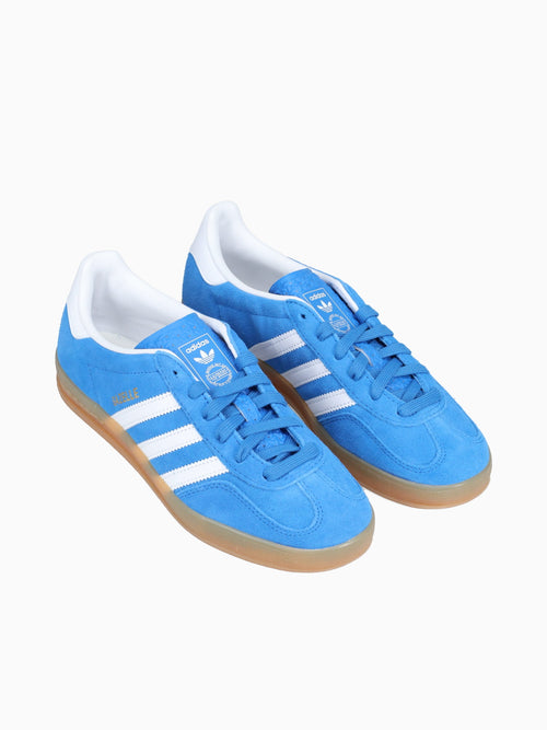 Gazelle Indoor Bluebird White leather Blue / 4 / M