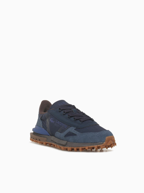 Elite Active Navy Brown mesh Suede Navy / 7 / M