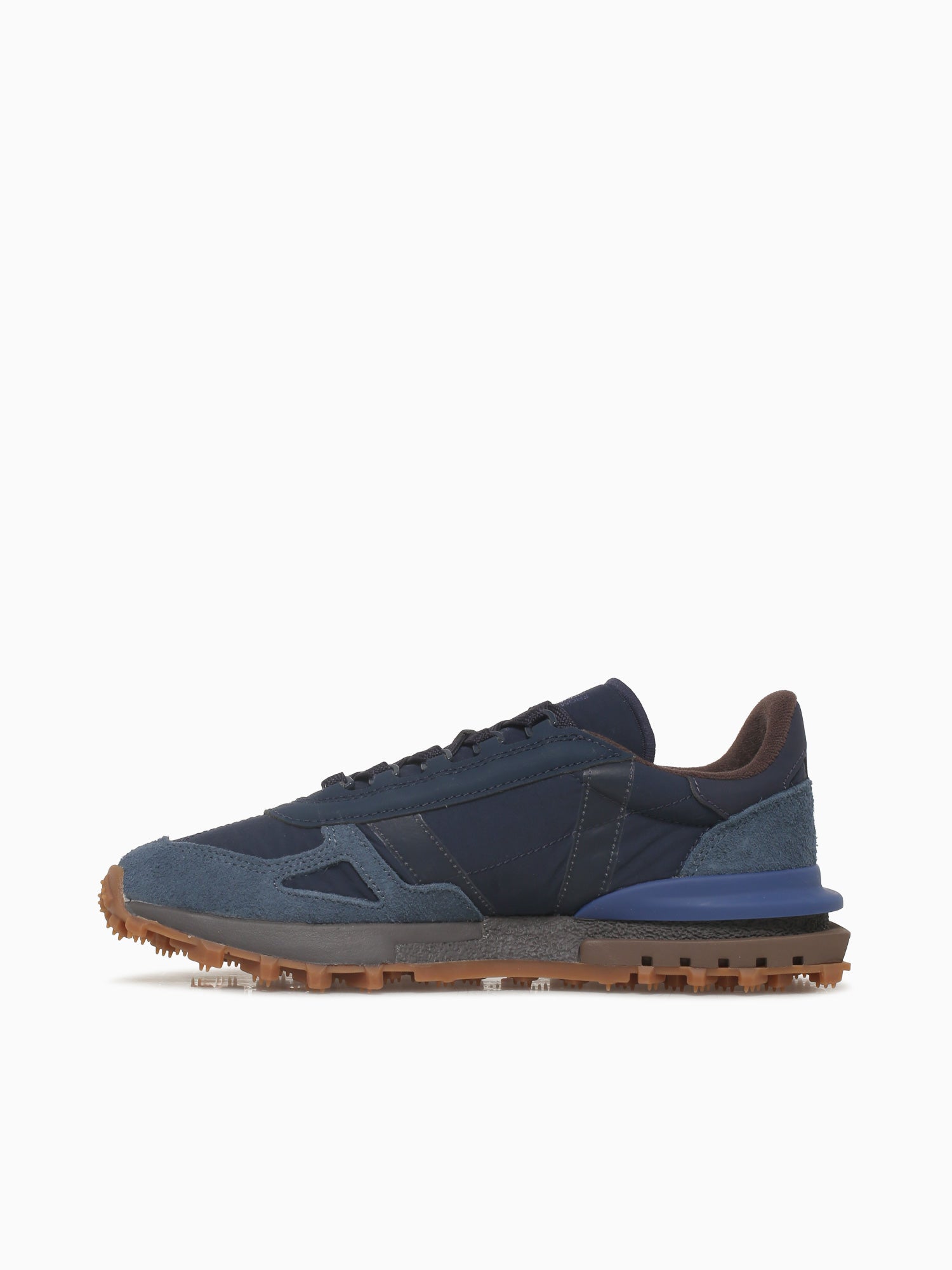 Elite Active Navy Brown mesh Suede Navy / 7 / M