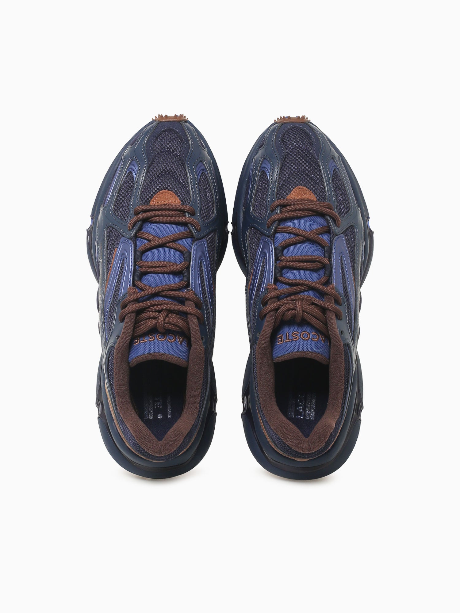 L003 2k24 Navy Dk.brown leather Mesh Navy / 7 / M