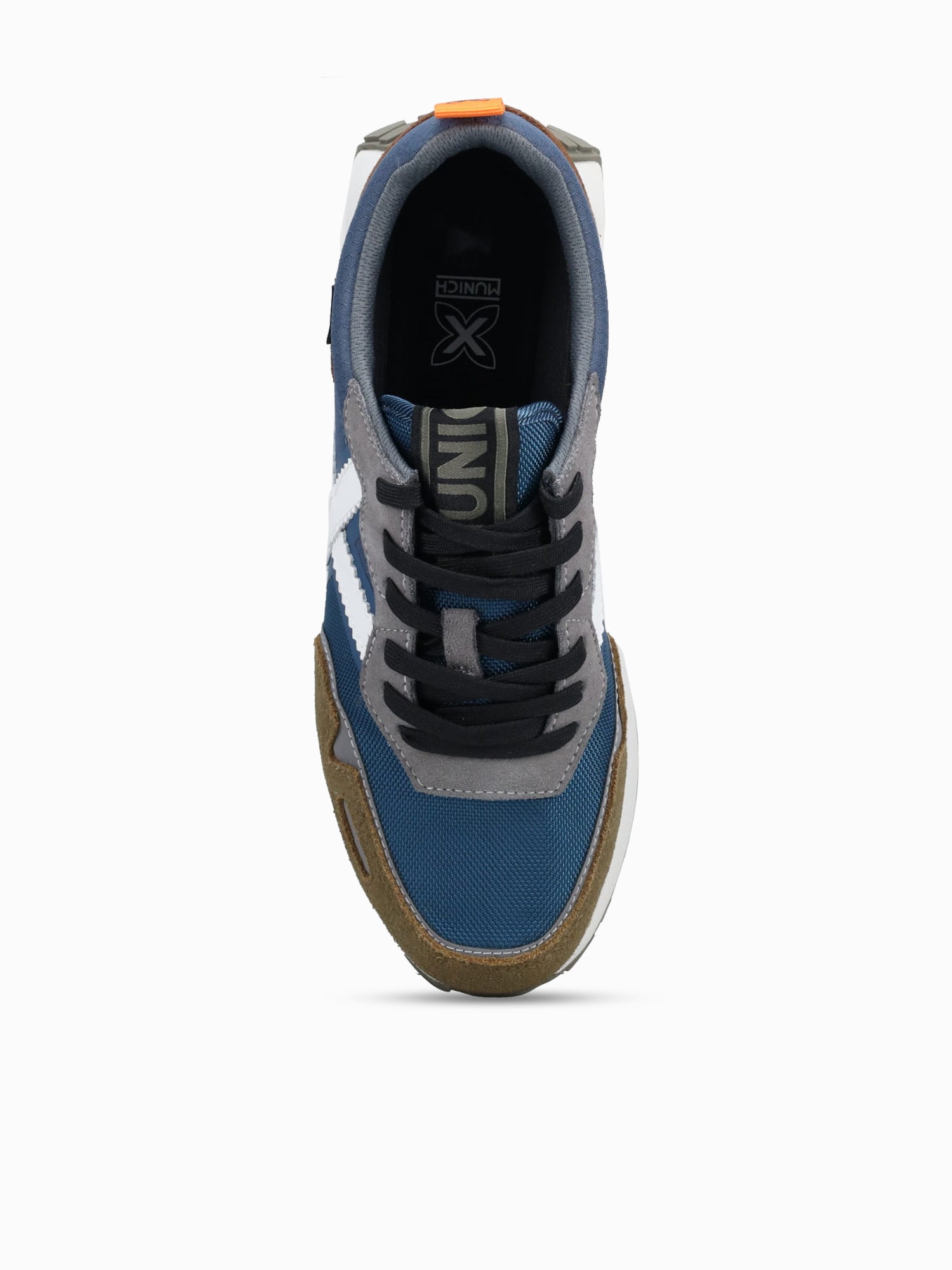 Xemine Marron Azul Blanco suede Mesh Navy / 40 / M