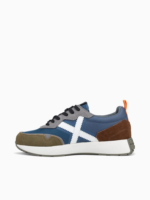 Xemine Marron Azul Blanco suede Mesh Navy / 40 / M