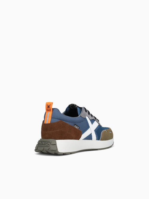 Xemine Marron Azul Blanco suede Mesh Navy / 40 / M