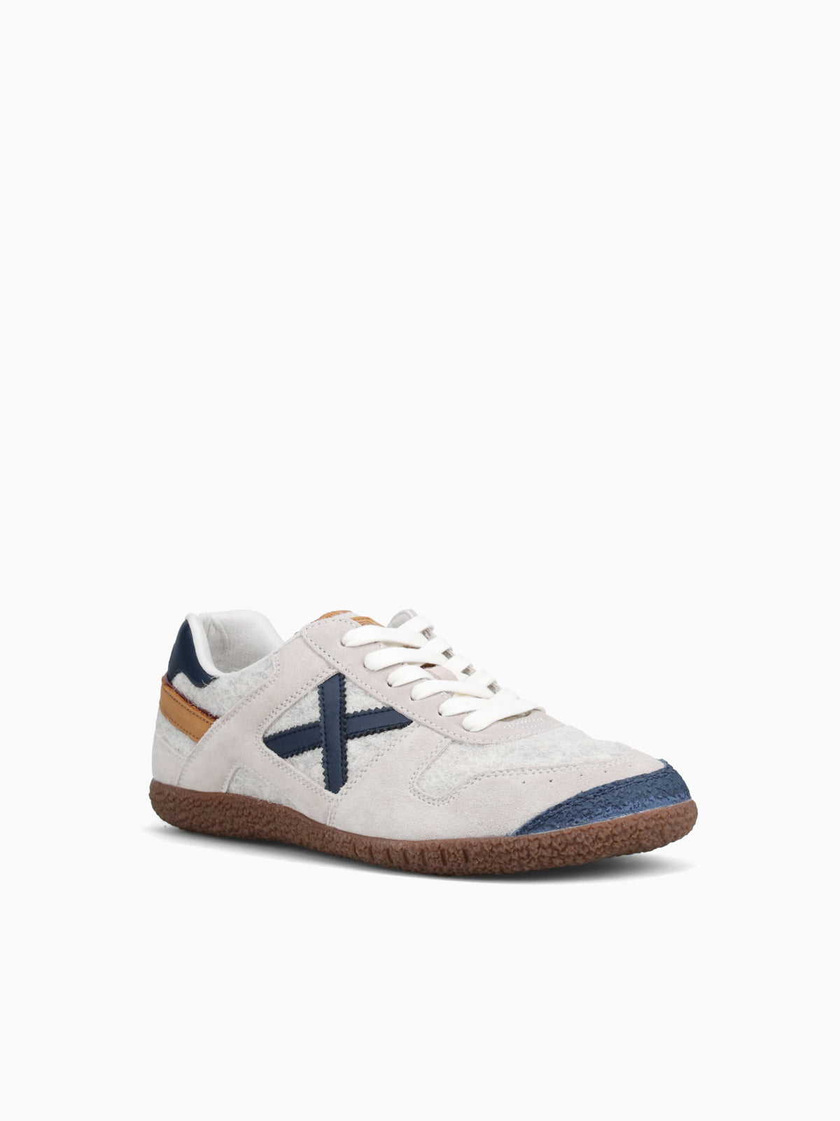 Goal Hielo Blanco Azul suede Fabric White / 40 / M