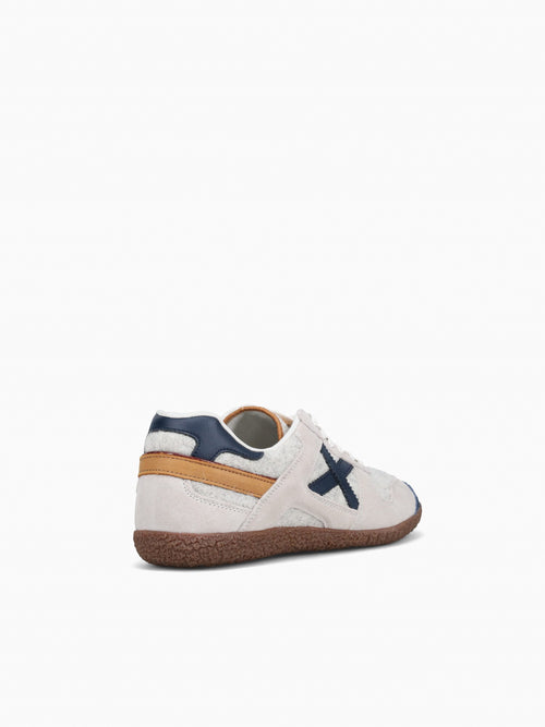 Goal Hielo Blanco Azul suede Fabric White / 40 / M