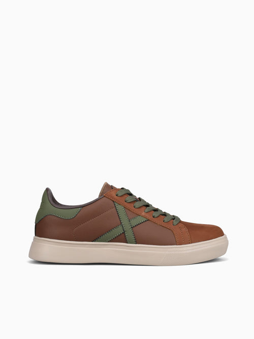 Rete Marron Verde leather Brown / 40 / M