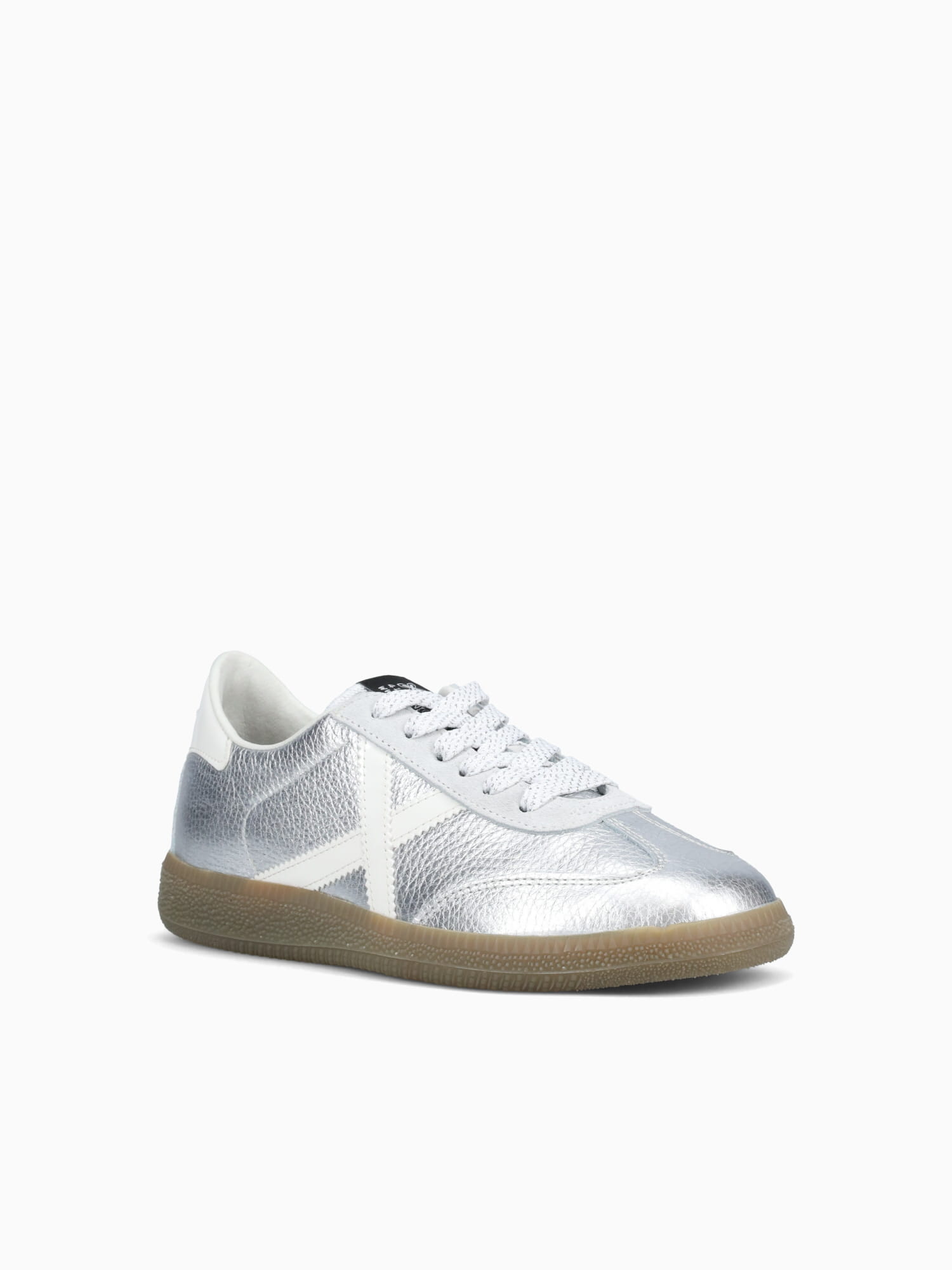 Barru Woman Plata Blacno leather Silver / 36 / M