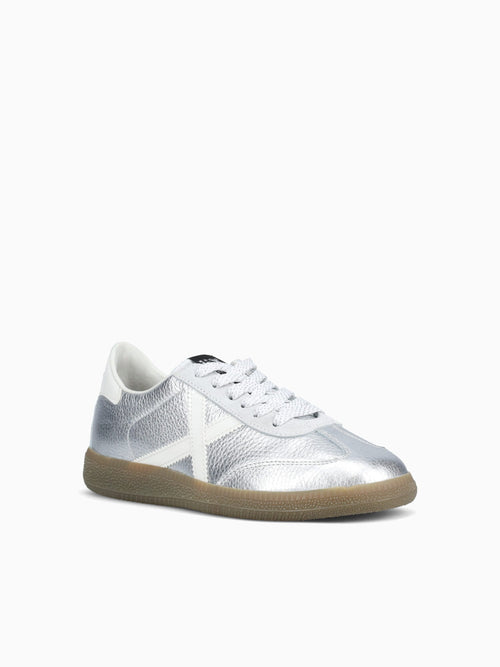 Barru Woman Plata Blacno leather Silver / 36 / M