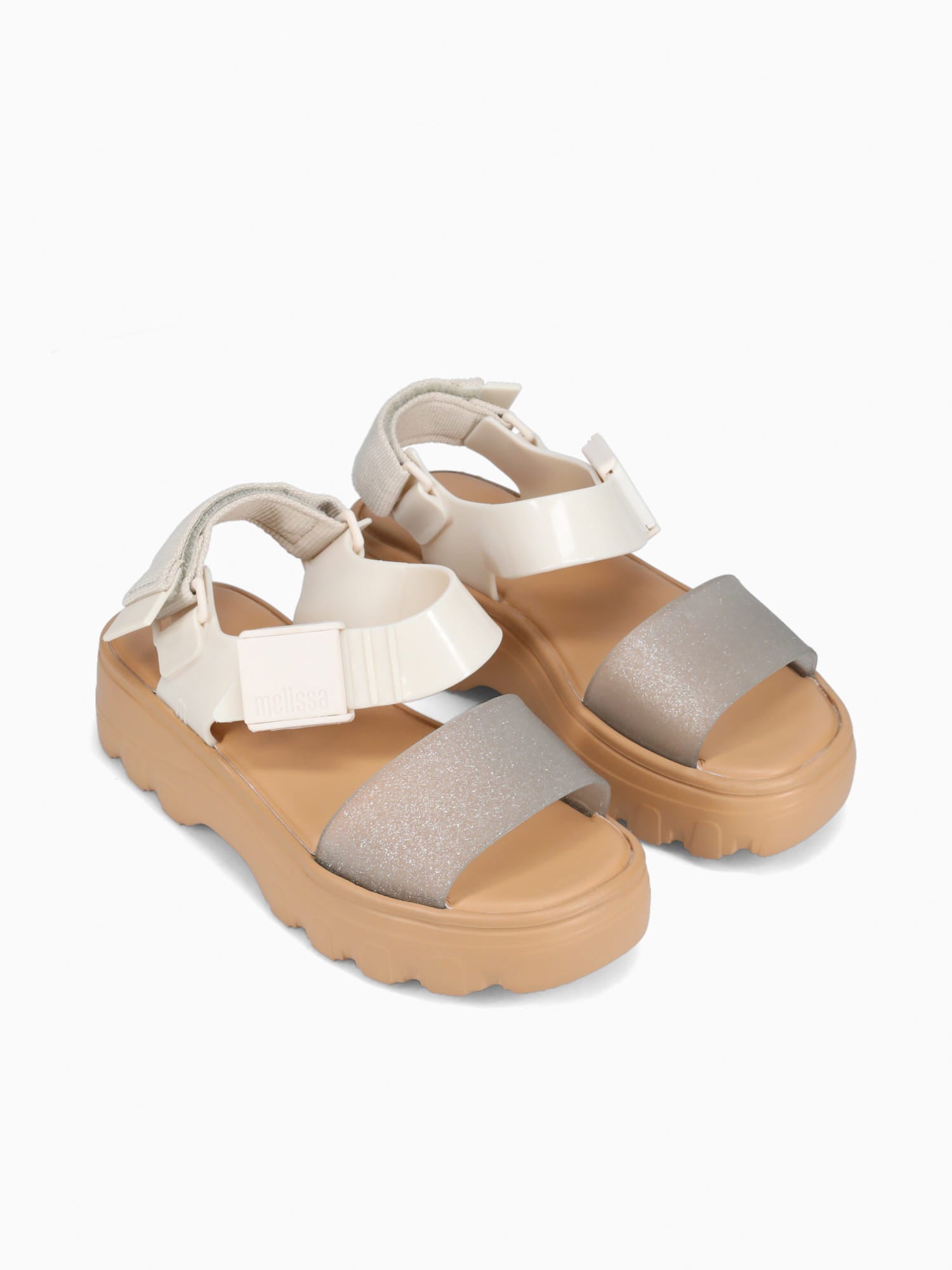 Kick Off Beige glitter jelly Beige / 5 / M