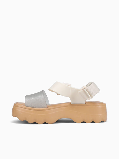 Kick Off Beige glitter jelly Beige / 5 / M