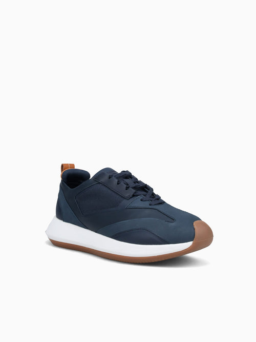 Marathon Trainer Navy White leather Navy / 7 / M