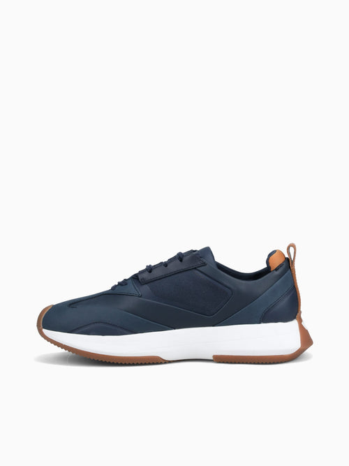 Marathon Trainer Navy White leather Navy / 7 / M