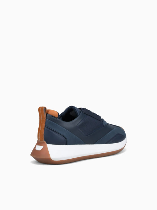 Marathon Trainer Navy White leather Navy / 7 / M