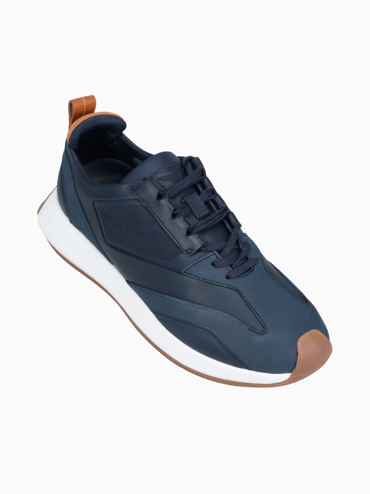 Marathon Trainer Navy White leather Navy / 7 / M