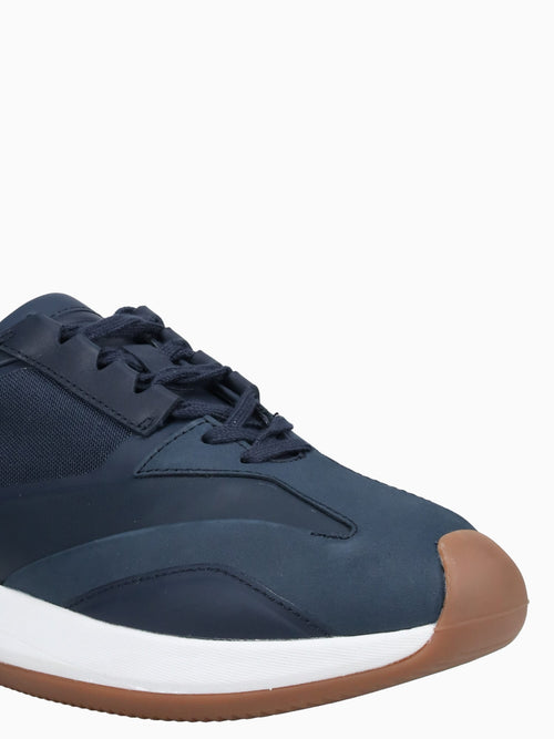 Marathon Trainer Navy White leather Navy / 7 / M