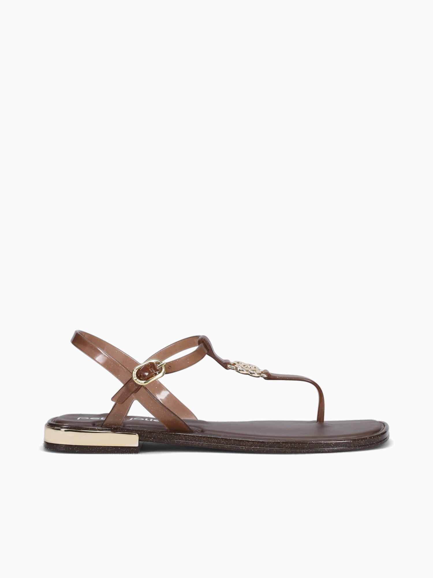 Zaya Glitter Brown Jlastic Brown / 5 / M