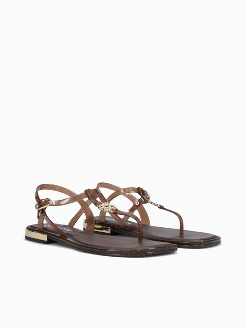 Zaya Glitter Brown Jlastic Brown / 5 / M