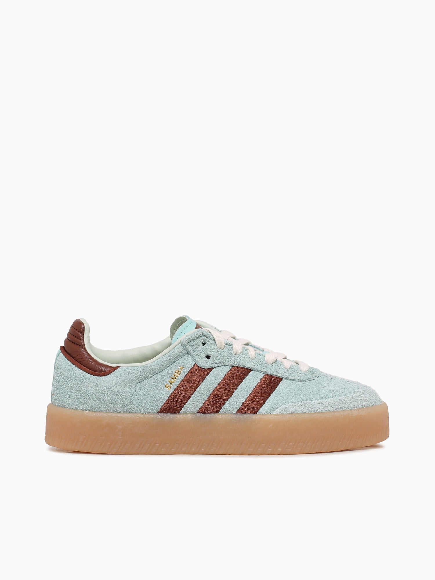 Sambae W Turquoise Brown suede Aqua / 4 / M