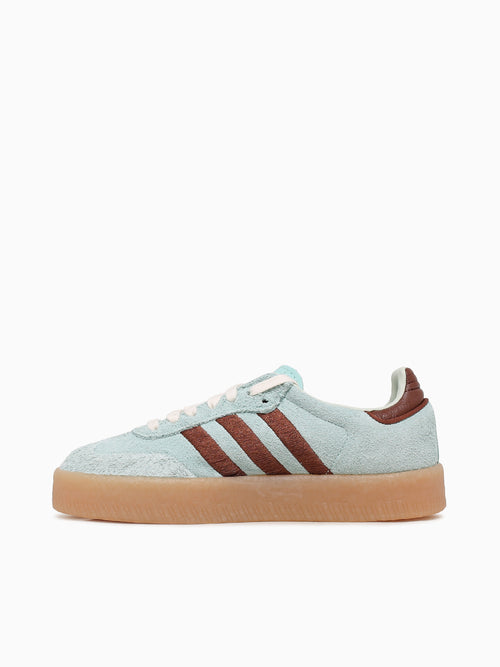 Sambae W Turquoise Brown suede Aqua / 4 / M
