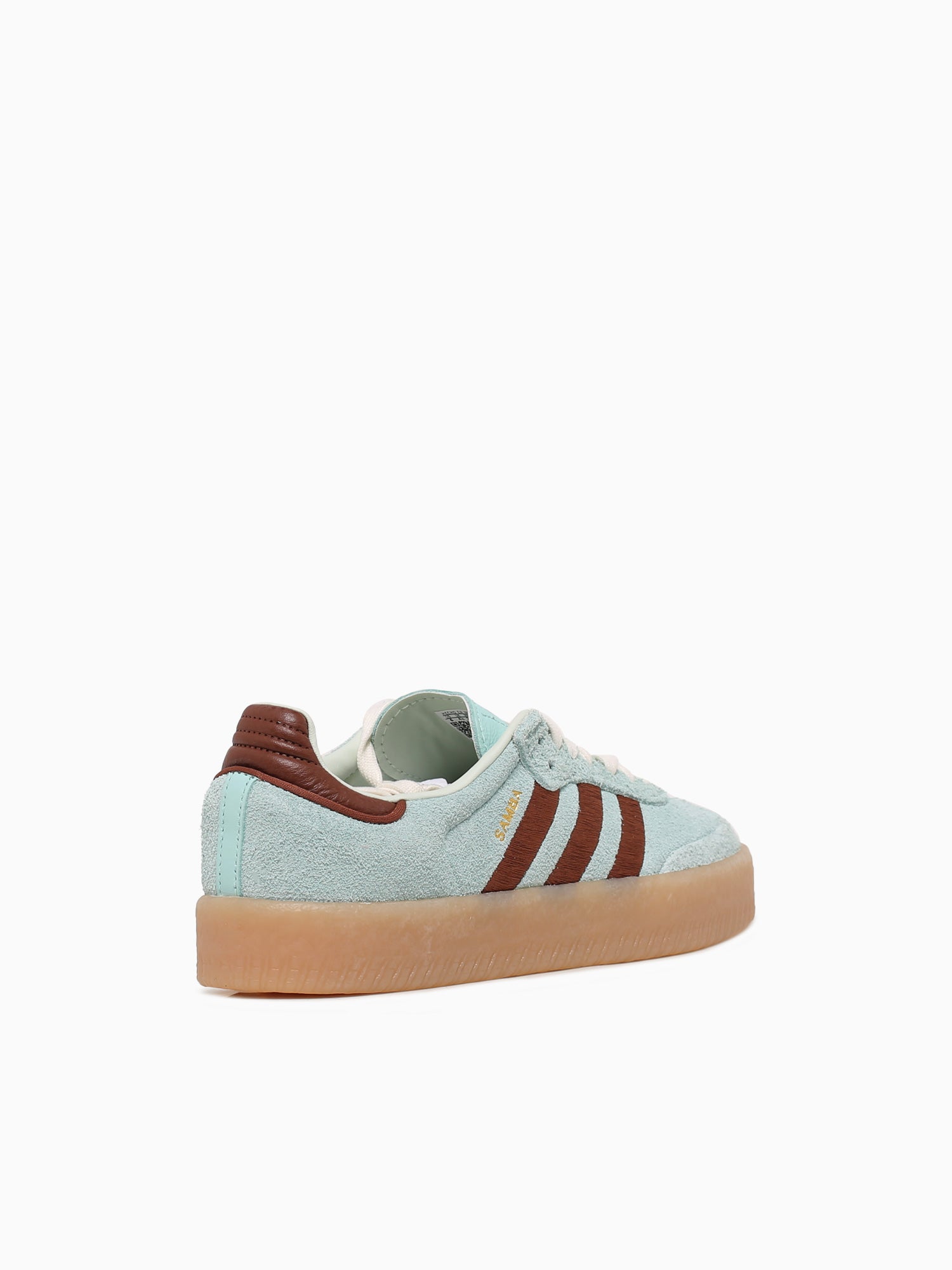 Sambae W Turquoise Brown suede Aqua / 4 / M