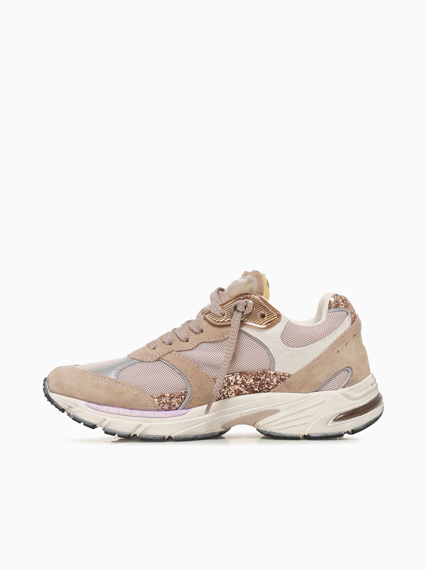 Fugitive Beige Gold suede Glitter Beige / 36 / M