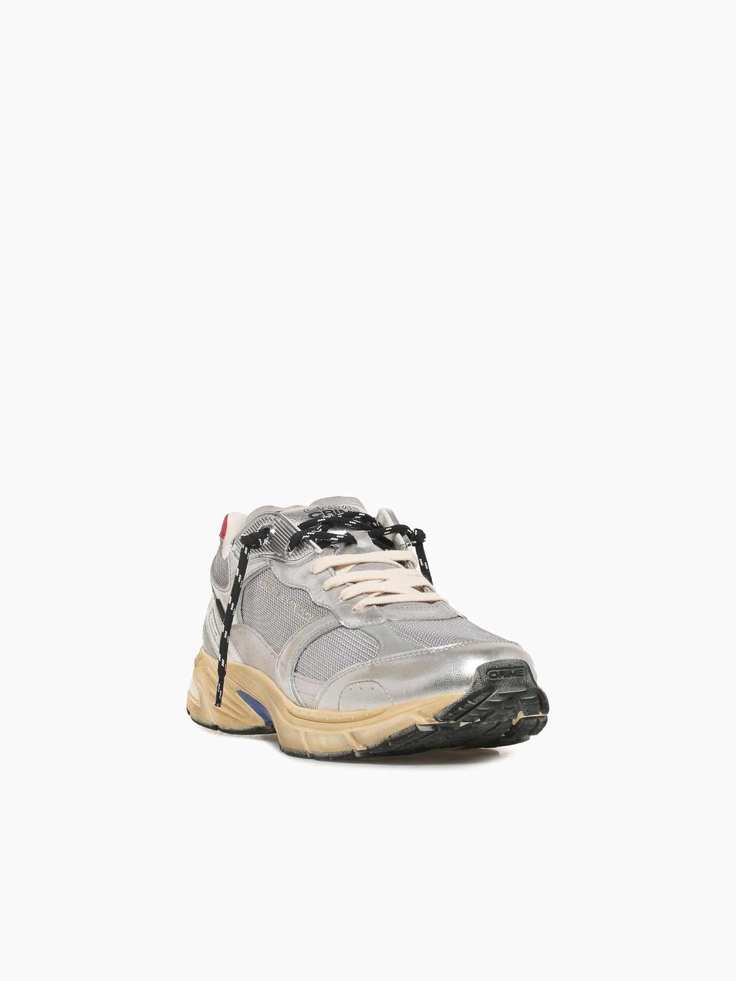 Fugitive Grey Silver mesh Leather Grey / 40 / M