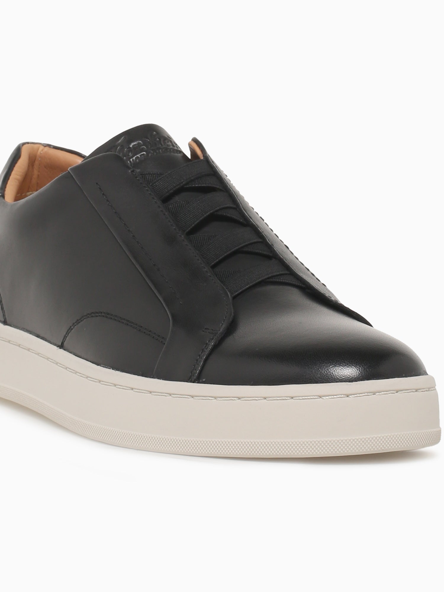 Monopoli Elastic Black Smooth Leather Black / 7 / M