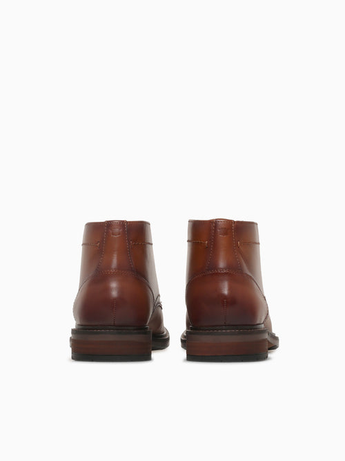 Forge Plain Toe Chukka Cognac Smooth Lea Cognac / 7 / M