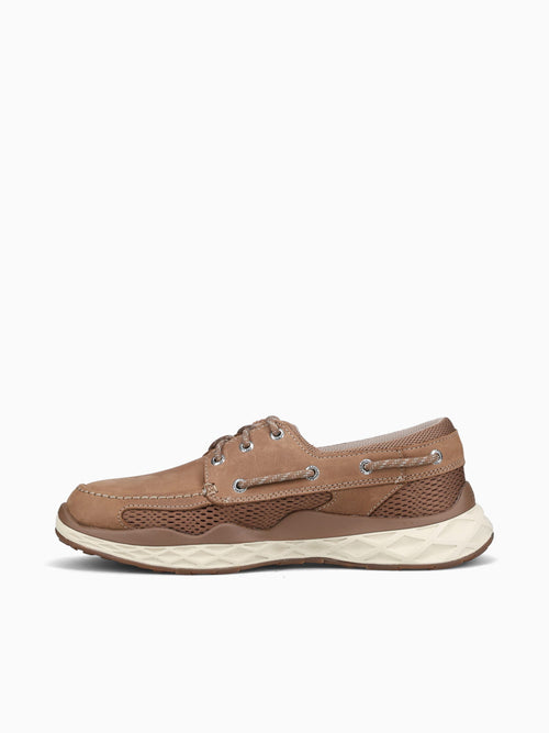 Dipsail 3 Eye Chocolate Leather Mesh Brown / 7 / M