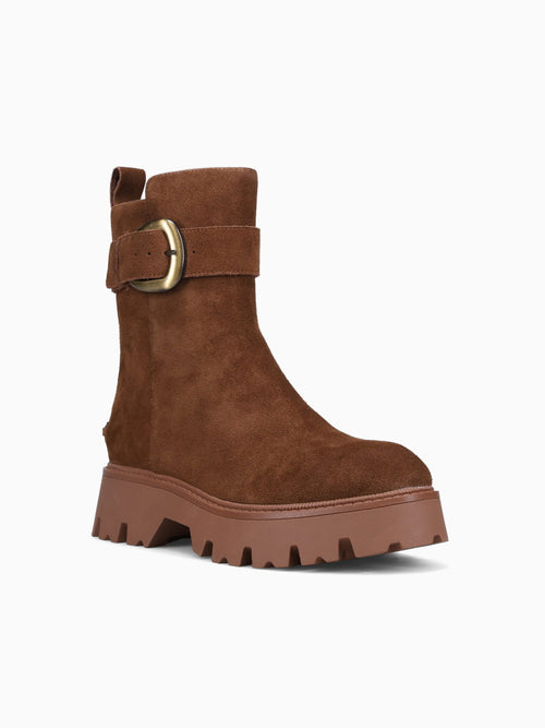 Primm Maple Ginger Suede Tan / 5 / M