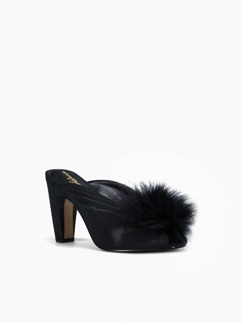 Witney Black Moire Silk Black / 5 / M