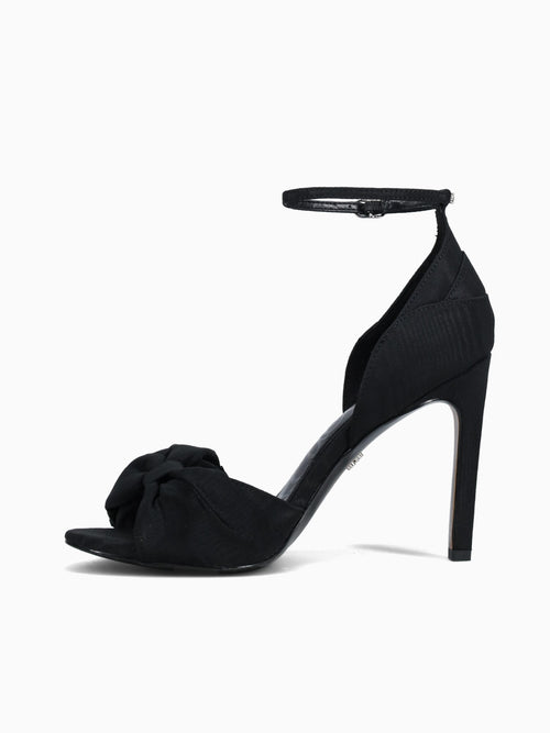 Ida Black Moire Silk Black / 5 / M