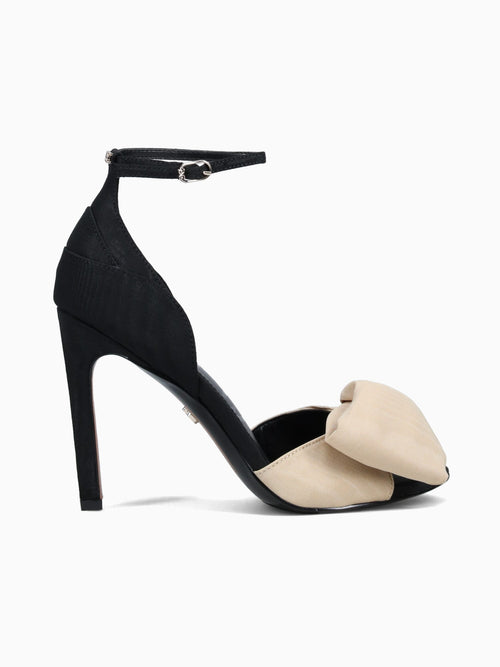 Ida Black Honey sand moire silk Off White / 5 / M