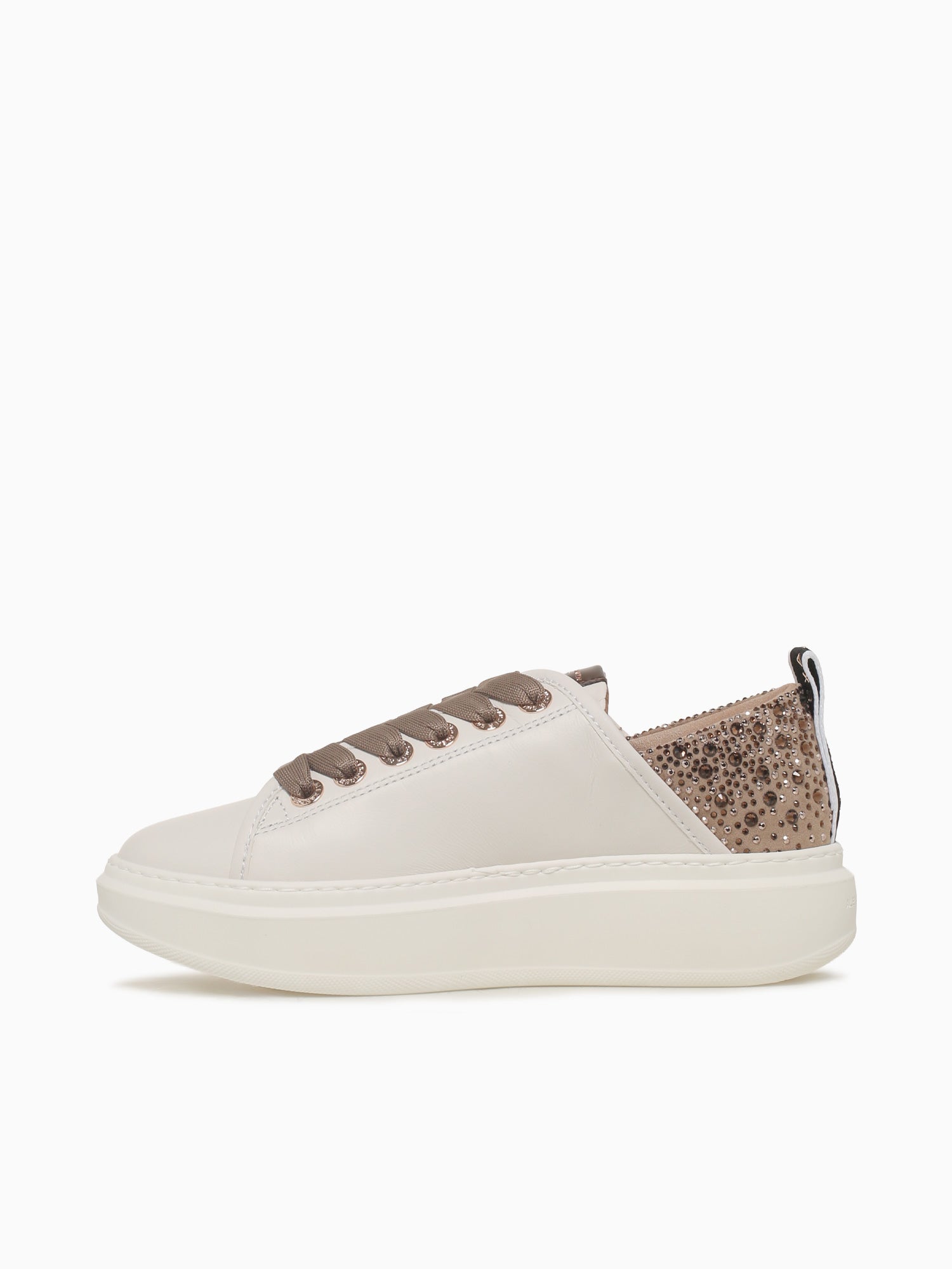 Wembley Woman White Light Brown Leather White / 36 / M