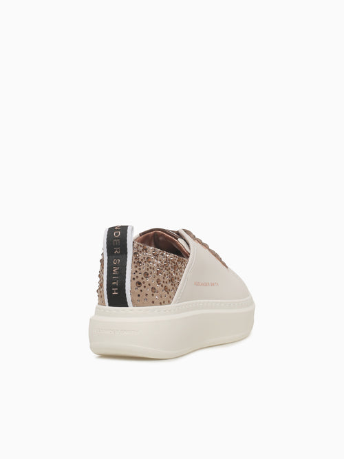 Wembley Woman White Light Brown Leather White / 36 / M